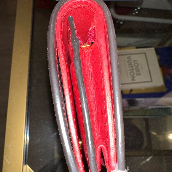 Gucci Dog Brown 25 GG Card Case Pink Leather Small Wallet Red Italy Bosco - Picture 2 of 9